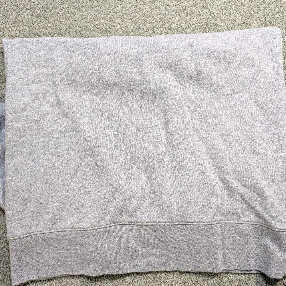 Nike Light Gray Short Sleeve Sweater Fleece Dress XS extra Small